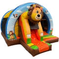 Midi 3D Lion Inflatable With Obstacles