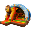 Arch Midi 3D Lion Inflatable With Obstacles