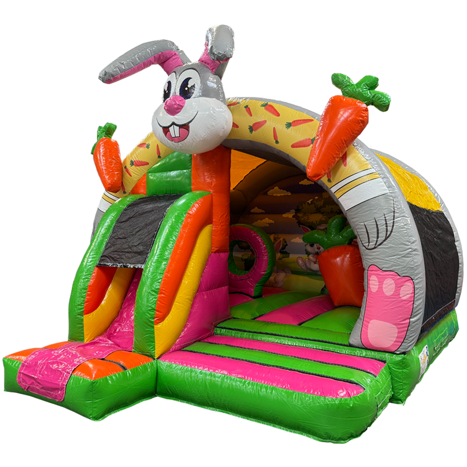 Arch Midi 3D Rabbit Inflatable With Obstacles