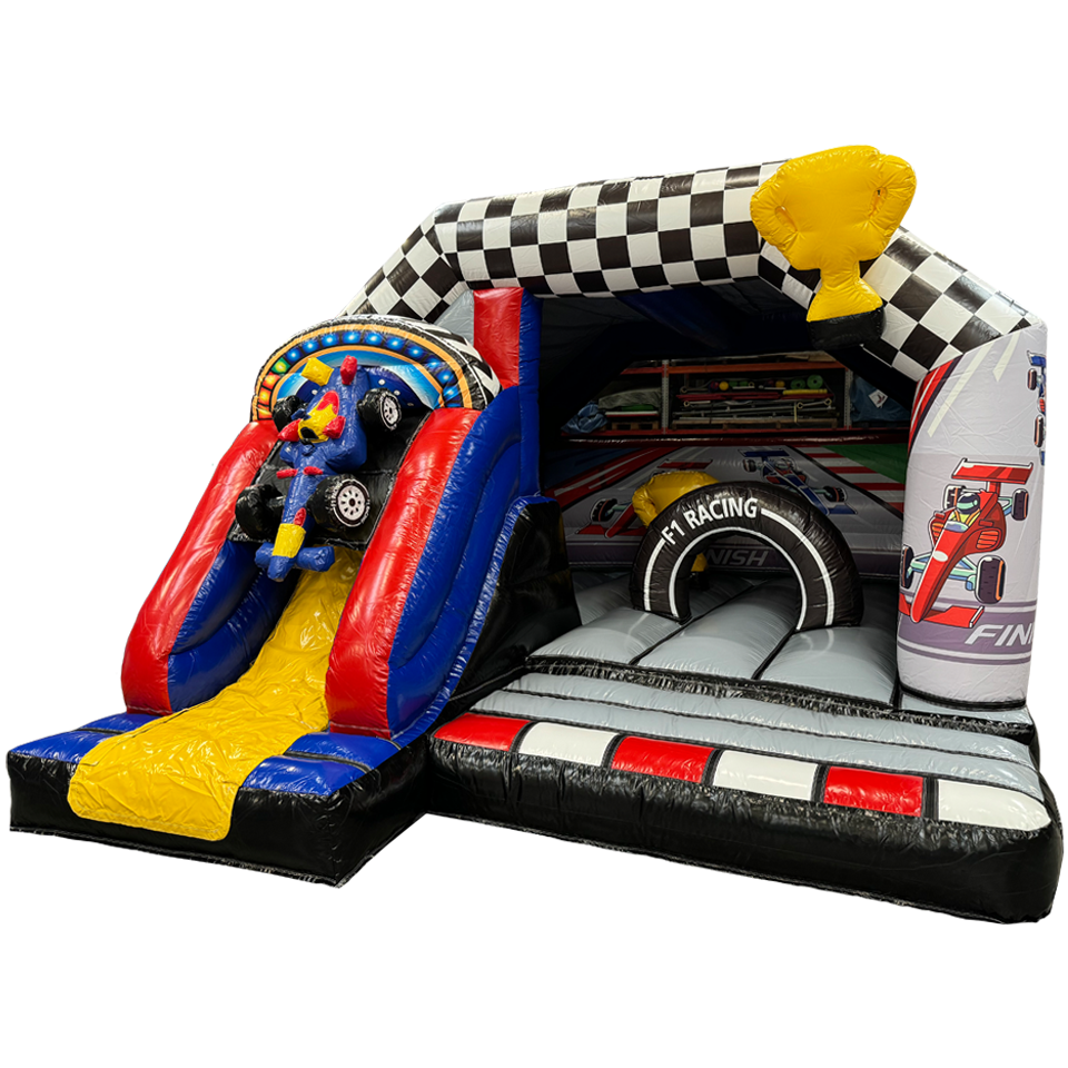 Combo Midi 3D Formula 1 With Obstacles Inflatable