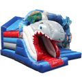 Midi 3D Shark With Obstacles Inflatable