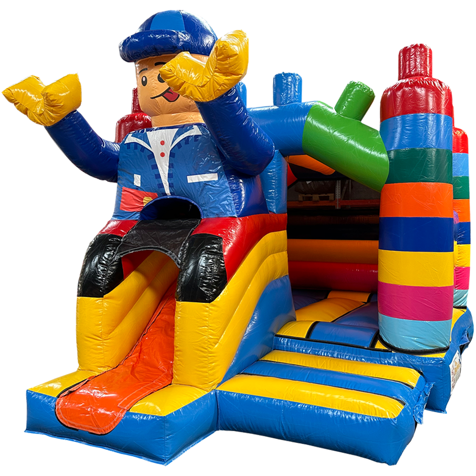 Combo Mini 3D Colored Blocks Inflatable - Boing Inflatables