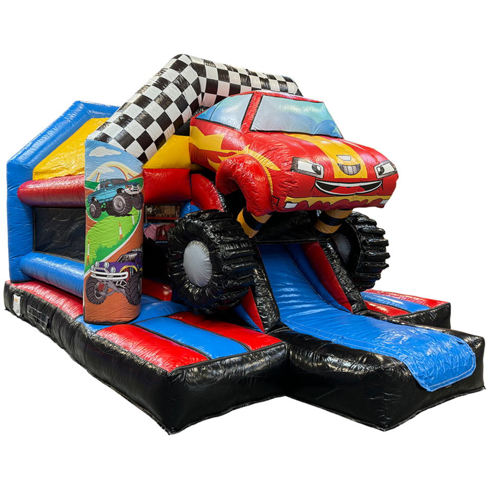 Mii Inflatable Fframe Midi Monster Truck Inflatable - Boing Inflatables