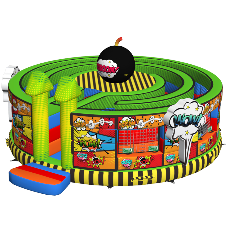 Mini Inflatables LITTLE KAPOW POP ART - Boing Inflatables