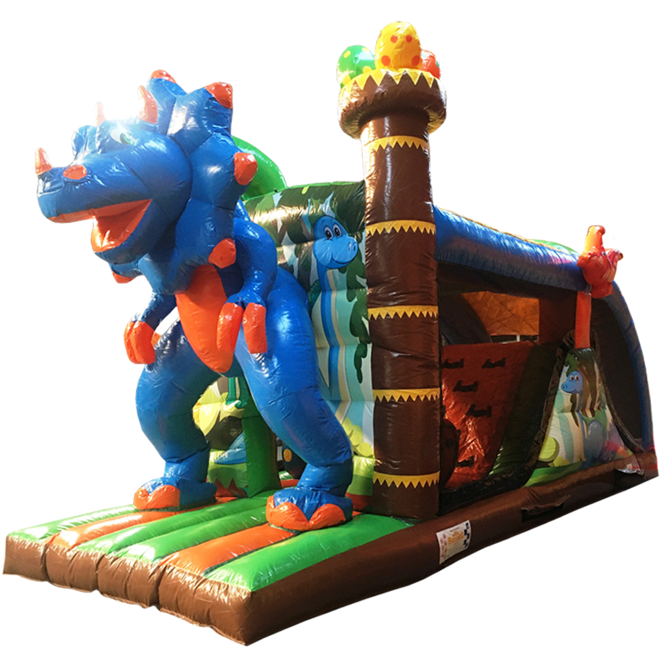 1 PART OBSTACLE COURSE DINOSAURUS Boing Inflatables